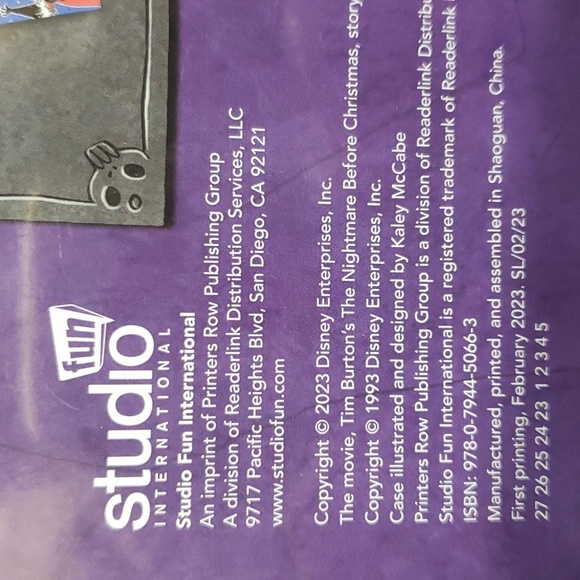 Nightmare Before Christmas 13 Days of Halloween Spooktacular Countdown Book - Picture 6 of 6